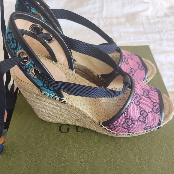 Gucci multicolor espadrilles - Picture 7 of 9